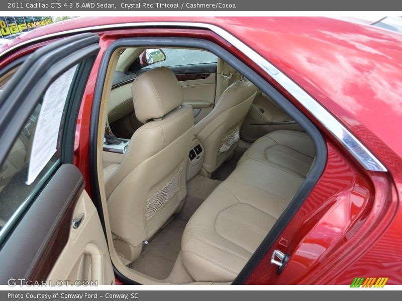 Crystal Red Tintcoat / Cashmere/Cocoa 2011 Cadillac CTS 4 3.6 AWD Sedan
