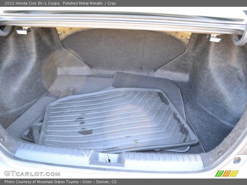 Polished Metal Metallic / Gray 2012 Honda Civic EX-L Coupe