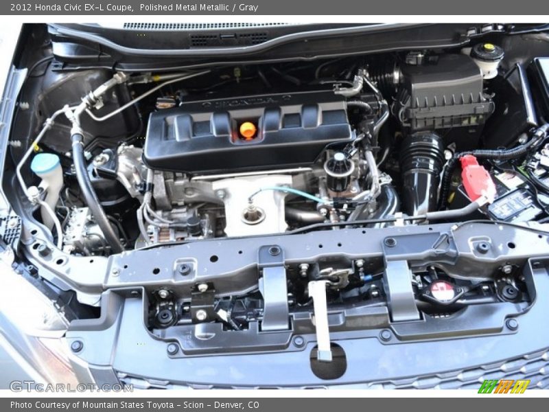 Polished Metal Metallic / Gray 2012 Honda Civic EX-L Coupe