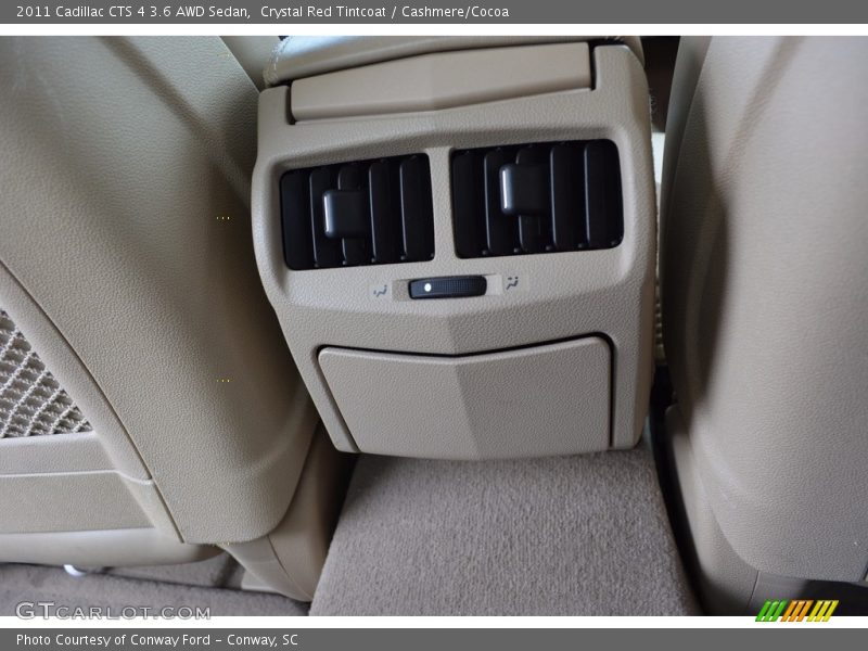 Crystal Red Tintcoat / Cashmere/Cocoa 2011 Cadillac CTS 4 3.6 AWD Sedan
