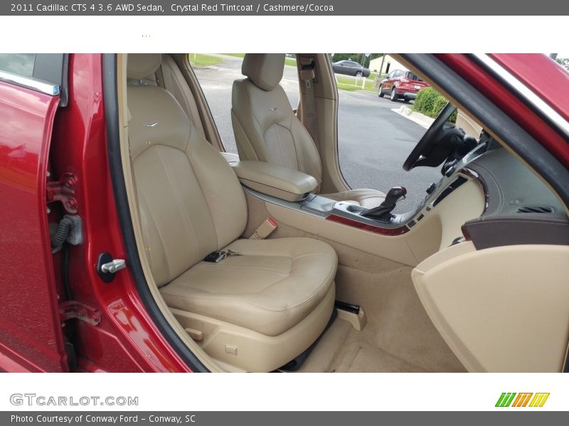 Crystal Red Tintcoat / Cashmere/Cocoa 2011 Cadillac CTS 4 3.6 AWD Sedan