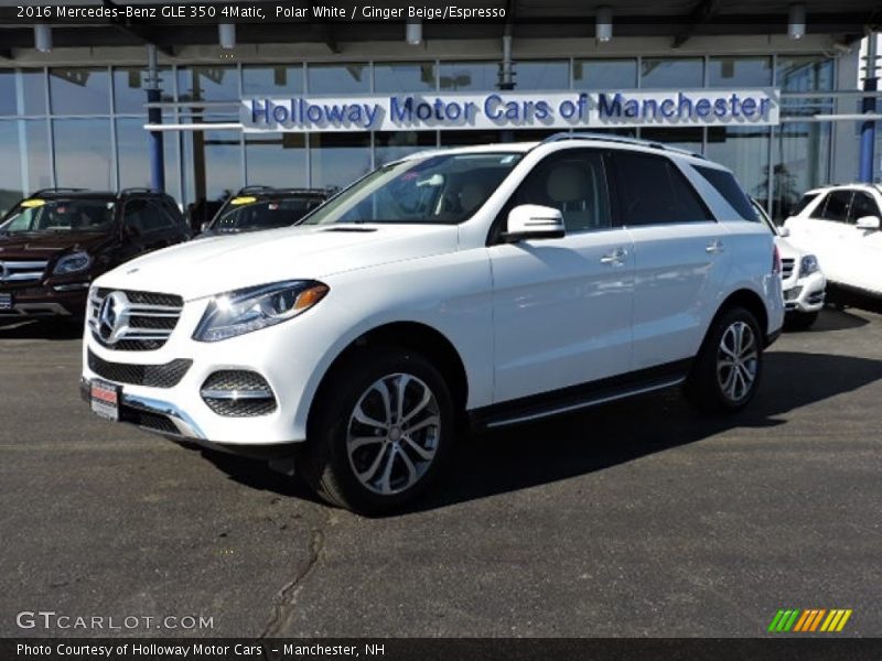 Polar White / Ginger Beige/Espresso 2016 Mercedes-Benz GLE 350 4Matic
