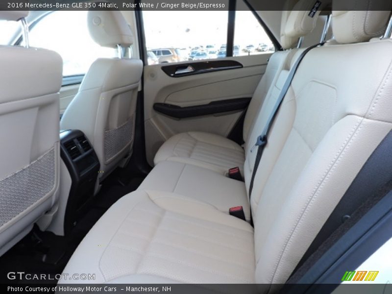 Polar White / Ginger Beige/Espresso 2016 Mercedes-Benz GLE 350 4Matic