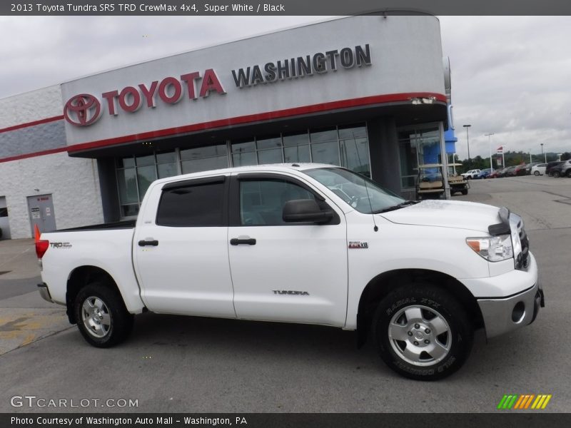 Super White / Black 2013 Toyota Tundra SR5 TRD CrewMax 4x4