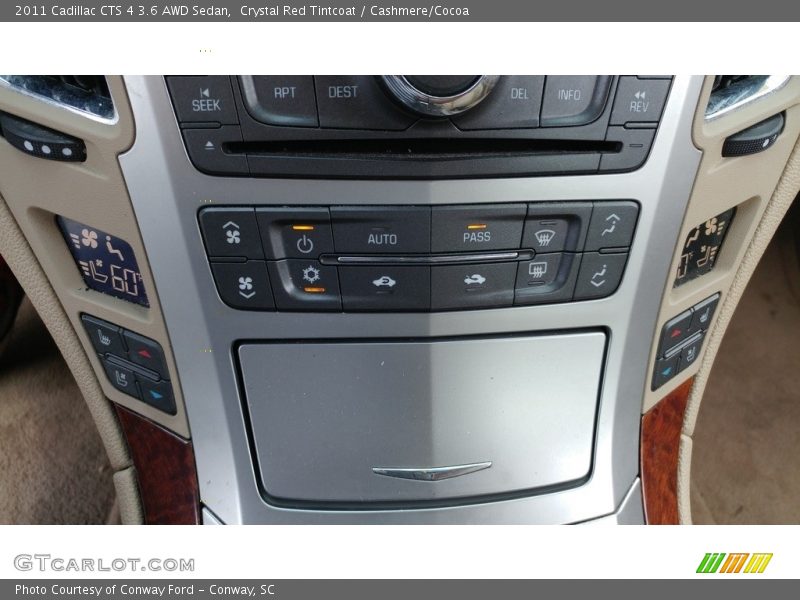 Crystal Red Tintcoat / Cashmere/Cocoa 2011 Cadillac CTS 4 3.6 AWD Sedan