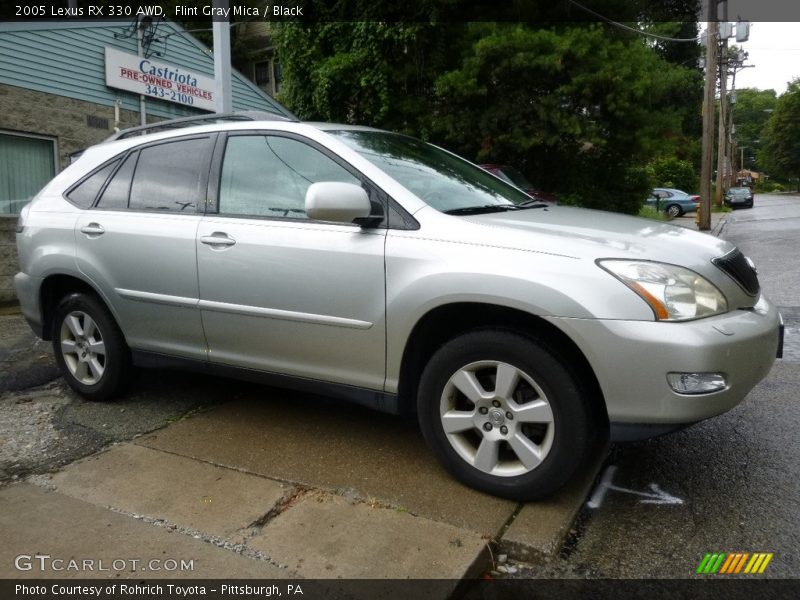 Flint Gray Mica / Black 2005 Lexus RX 330 AWD