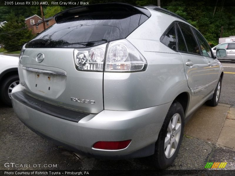 Flint Gray Mica / Black 2005 Lexus RX 330 AWD
