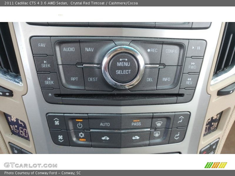 Crystal Red Tintcoat / Cashmere/Cocoa 2011 Cadillac CTS 4 3.6 AWD Sedan