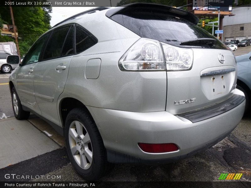 Flint Gray Mica / Black 2005 Lexus RX 330 AWD