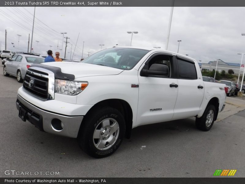 Super White / Black 2013 Toyota Tundra SR5 TRD CrewMax 4x4