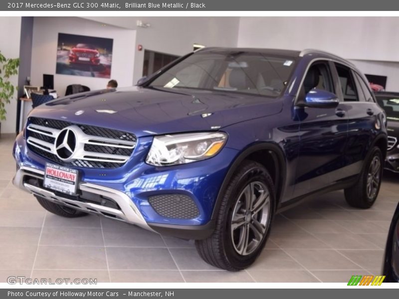Brilliant Blue Metallic / Black 2017 Mercedes-Benz GLC 300 4Matic