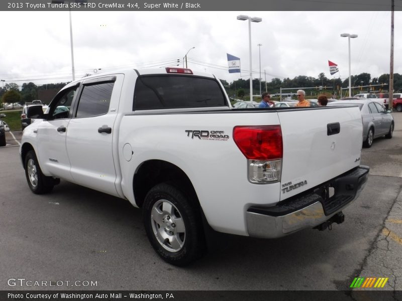 Super White / Black 2013 Toyota Tundra SR5 TRD CrewMax 4x4