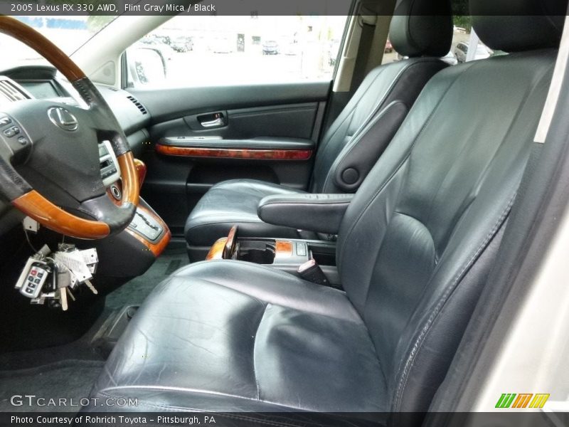 Flint Gray Mica / Black 2005 Lexus RX 330 AWD