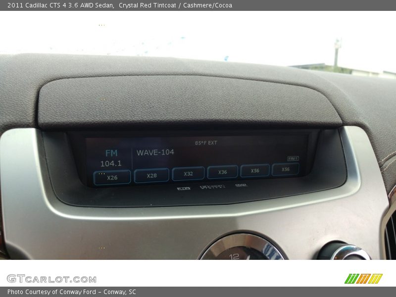 Crystal Red Tintcoat / Cashmere/Cocoa 2011 Cadillac CTS 4 3.6 AWD Sedan