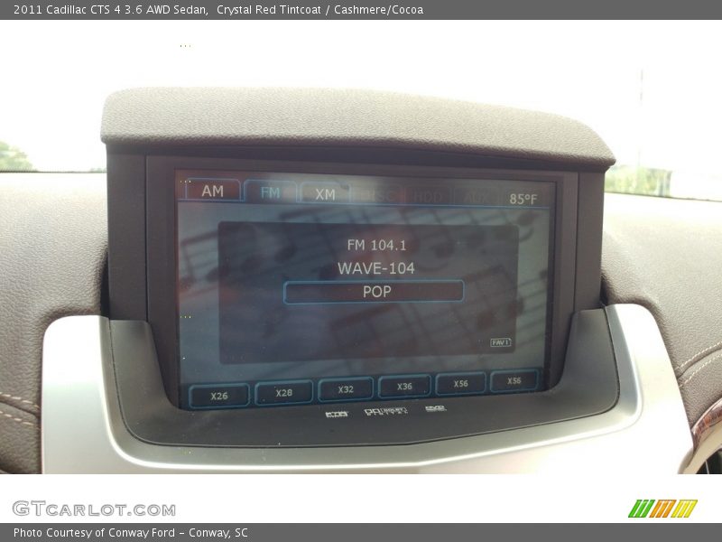 Crystal Red Tintcoat / Cashmere/Cocoa 2011 Cadillac CTS 4 3.6 AWD Sedan