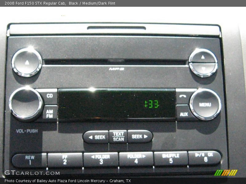 Black / Medium/Dark Flint 2008 Ford F150 STX Regular Cab