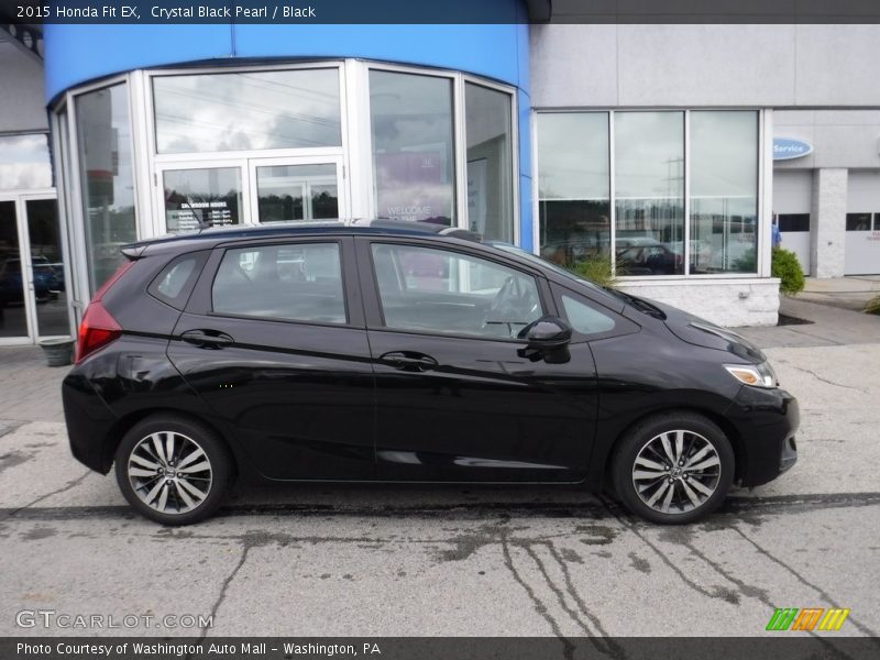 Crystal Black Pearl / Black 2015 Honda Fit EX