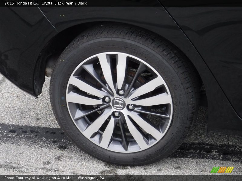 Crystal Black Pearl / Black 2015 Honda Fit EX