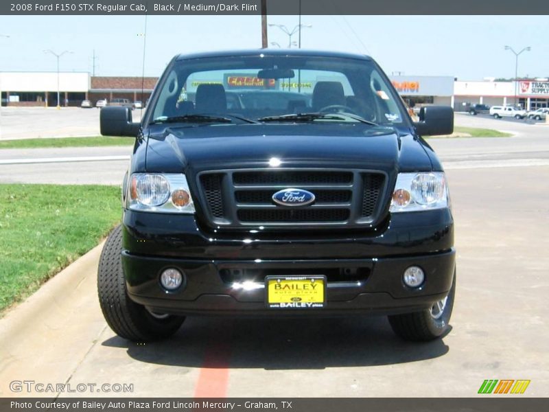 Black / Medium/Dark Flint 2008 Ford F150 STX Regular Cab