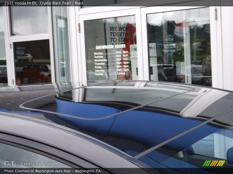 Crystal Black Pearl / Black 2015 Honda Fit EX