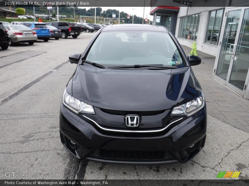 Crystal Black Pearl / Black 2015 Honda Fit EX