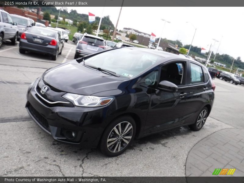 Crystal Black Pearl / Black 2015 Honda Fit EX