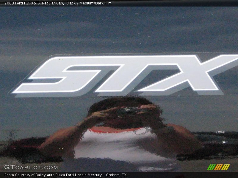Black / Medium/Dark Flint 2008 Ford F150 STX Regular Cab