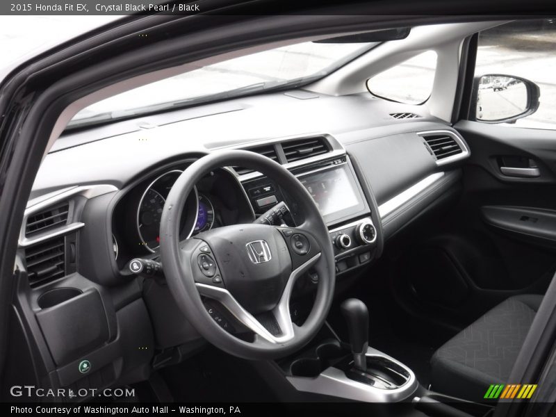 Crystal Black Pearl / Black 2015 Honda Fit EX
