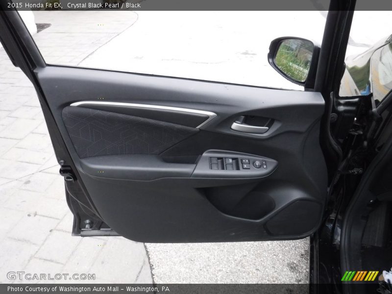 Crystal Black Pearl / Black 2015 Honda Fit EX