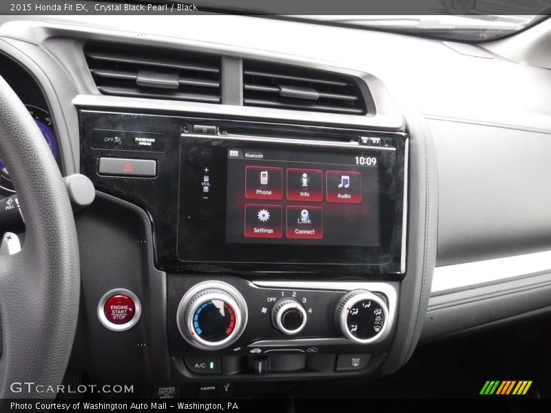 Crystal Black Pearl / Black 2015 Honda Fit EX