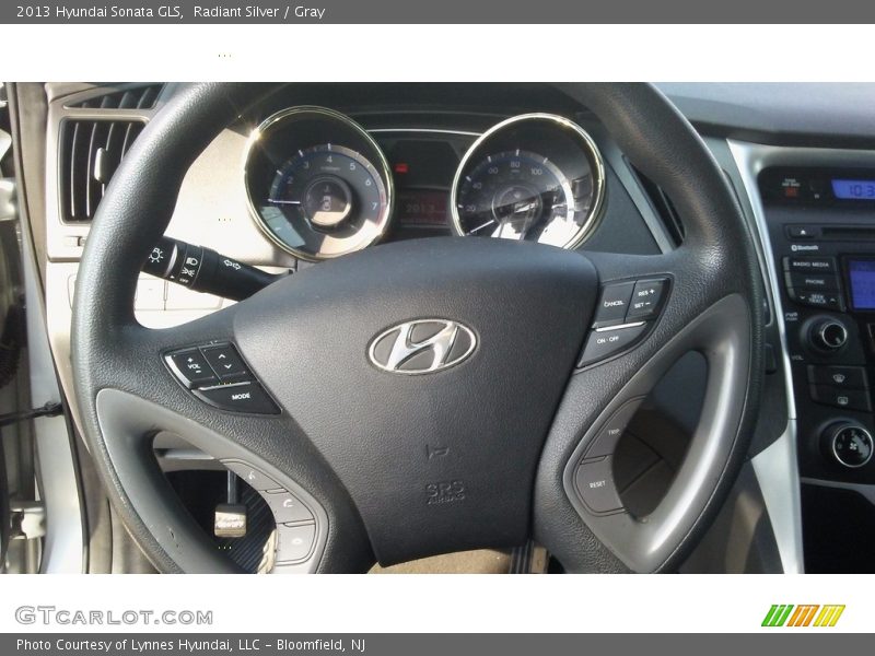 Radiant Silver / Gray 2013 Hyundai Sonata GLS