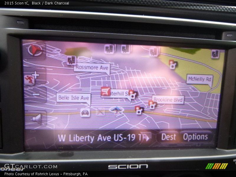 Black / Dark Charcoal 2015 Scion tC