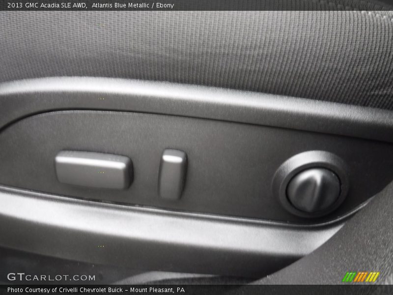 Atlantis Blue Metallic / Ebony 2013 GMC Acadia SLE AWD