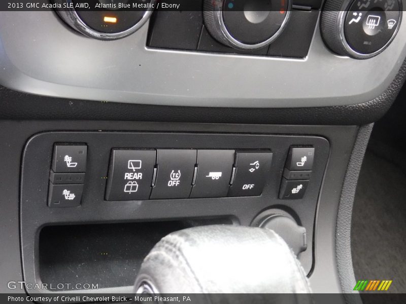 Atlantis Blue Metallic / Ebony 2013 GMC Acadia SLE AWD