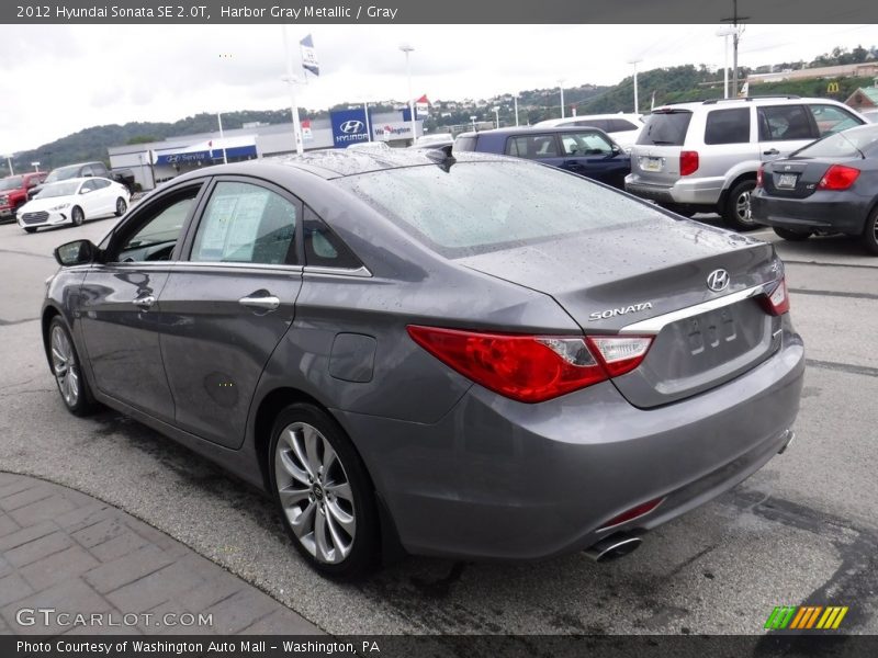 Harbor Gray Metallic / Gray 2012 Hyundai Sonata SE 2.0T