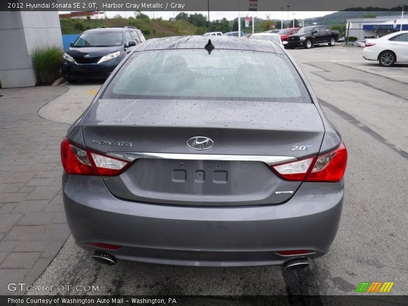 Harbor Gray Metallic / Gray 2012 Hyundai Sonata SE 2.0T