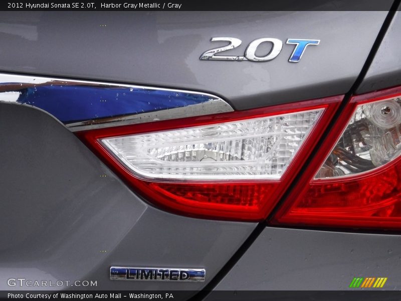 Harbor Gray Metallic / Gray 2012 Hyundai Sonata SE 2.0T