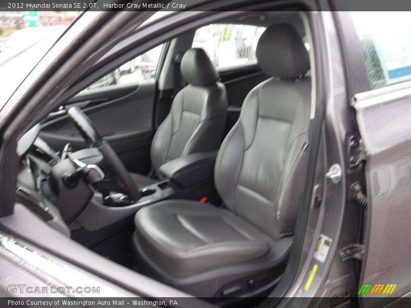 Harbor Gray Metallic / Gray 2012 Hyundai Sonata SE 2.0T