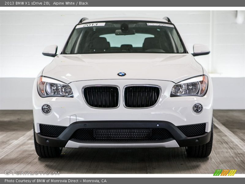 Alpine White / Black 2013 BMW X1 sDrive 28i