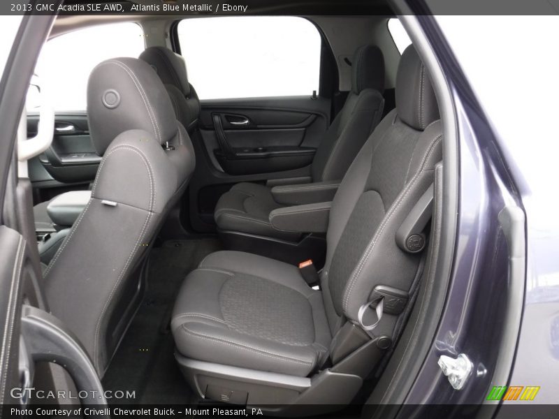 Atlantis Blue Metallic / Ebony 2013 GMC Acadia SLE AWD
