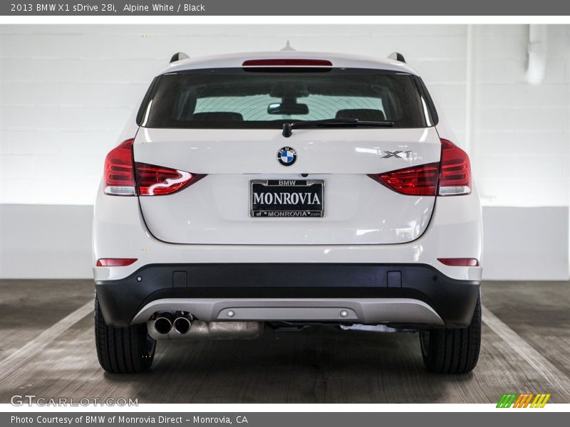 Alpine White / Black 2013 BMW X1 sDrive 28i