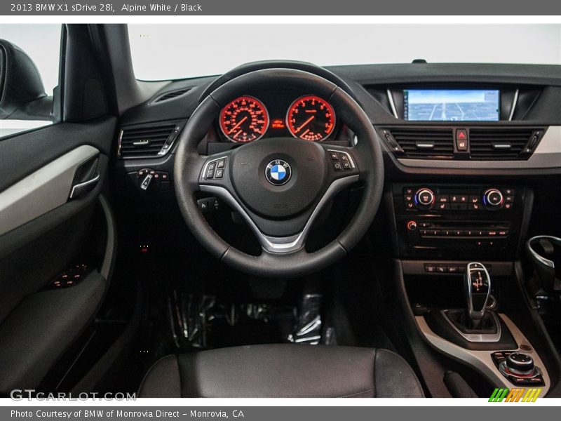 Alpine White / Black 2013 BMW X1 sDrive 28i