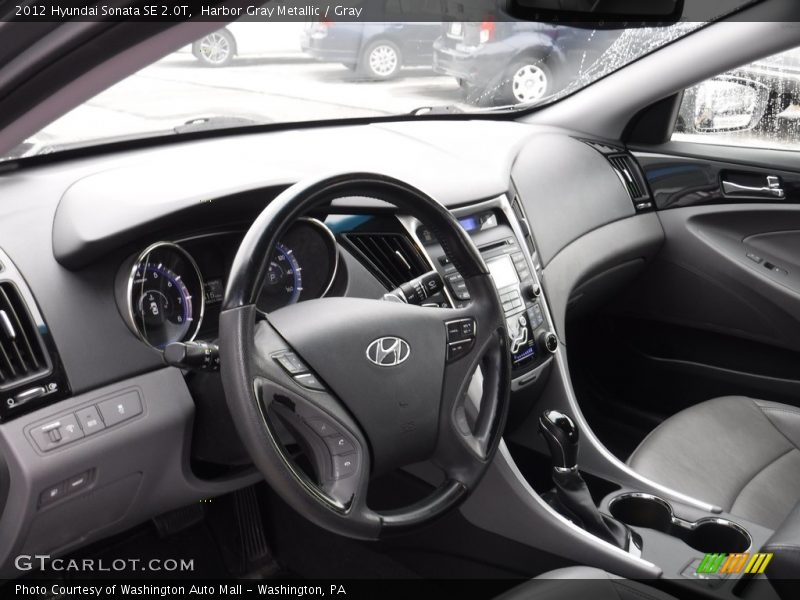 Harbor Gray Metallic / Gray 2012 Hyundai Sonata SE 2.0T