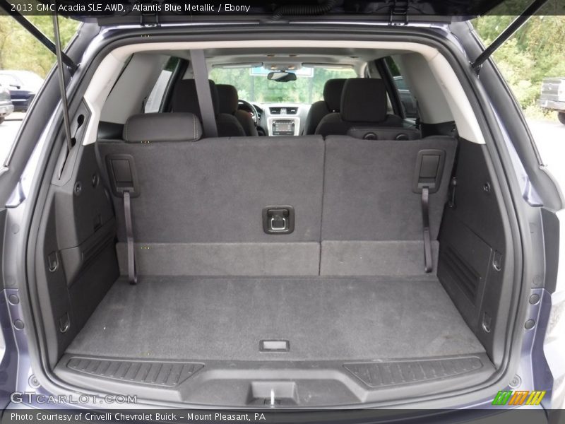 Atlantis Blue Metallic / Ebony 2013 GMC Acadia SLE AWD