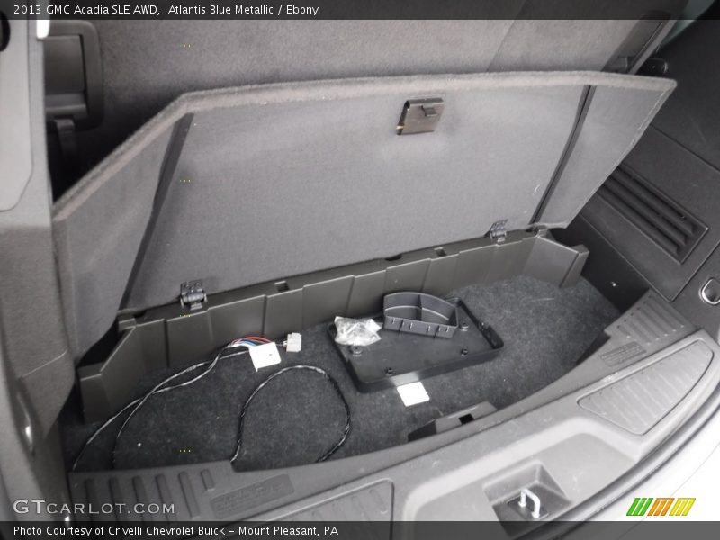 Atlantis Blue Metallic / Ebony 2013 GMC Acadia SLE AWD