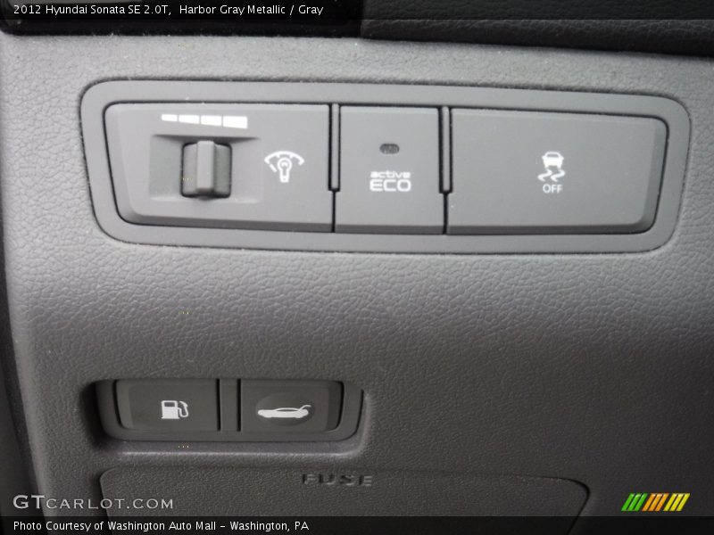 Harbor Gray Metallic / Gray 2012 Hyundai Sonata SE 2.0T