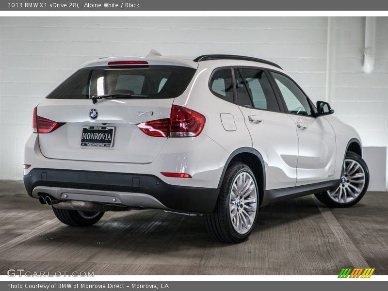 Alpine White / Black 2013 BMW X1 sDrive 28i