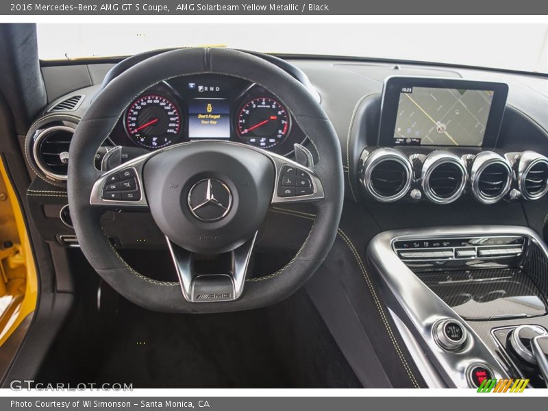 Dashboard of 2016 AMG GT S Coupe