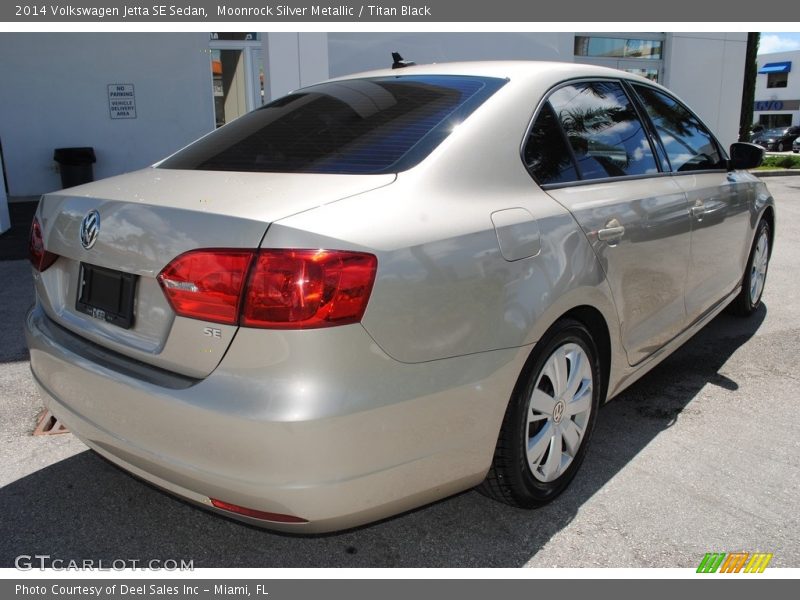 Moonrock Silver Metallic / Titan Black 2014 Volkswagen Jetta SE Sedan