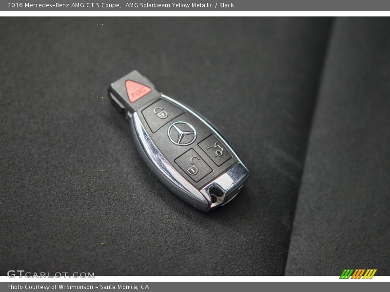 Keys of 2016 AMG GT S Coupe